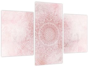 Tablou - Mandala roz (90x60 cm)