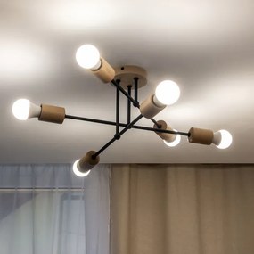 Lustră aplicată CAMBRIDGE 6xE27/15W/230V, pin