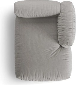 Modul pentru canapea modulară gri deschis (cu colț pe partea dreaptă) Martina – Micadoni Home