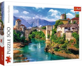 PUZZLE TREFL 500 POD VECHI MOSTAR BOSNIA