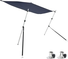 vidaXL Set extensie parasolar T-Top, albastru, 170x170x(113-182,5) cm