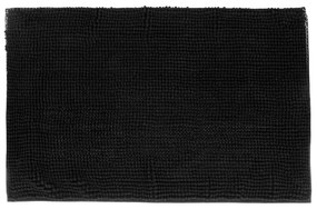 Covoras baie TAPIS MINI CHENILLE, Negru, 50x80 cm, 5five Simple Smart