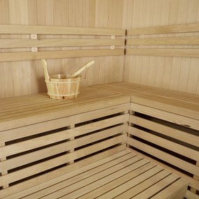 Tradičná saunová kabína / fínska sauna Espoo200 Premium - 200 x 200 cm 8 kW