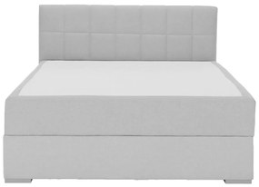 Pat tip BOXSPRING 120x200, gri deschis, FERATA KOMFORT