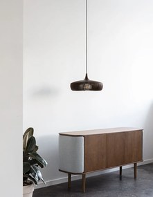 Abajur realizat manual din lemn Clava Dine Wood - black oak ash 2362 VTC