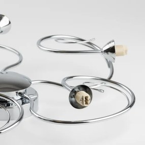 Eglo 32103 - Lustră aplicată LED VELAGO, 5xG9/33W/230V, crom lucios