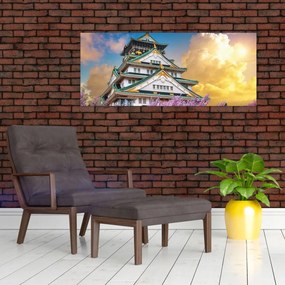 Tablou - Castelul Osaka (120x50 cm)