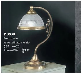 Veioza, Lampa de masa design italian realizat manual 3830