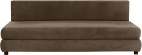 Canapea extensibilă, textil capuccino/bej, CLIV