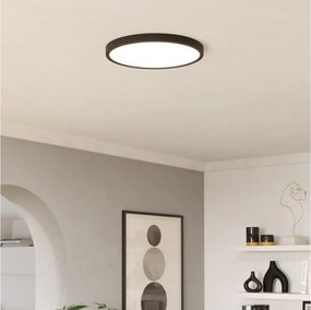 Eglo 901301-LED FUEVA Lampă stradală LED, 17 W, 230 V, 2700/4000/6500 K, Ø 38,9 cm, negru