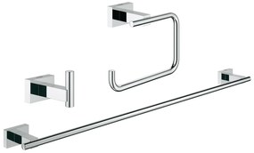 Grohe Essentials set de accesorii 3 în 1 StarLight Chrome 40777001