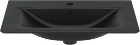 Lavoar pe mobilier Ideal Standard Connect Air 64x46 cm negru mat