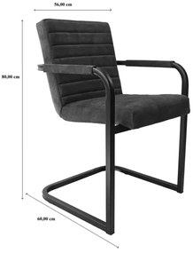 Scaun de dining BART maro