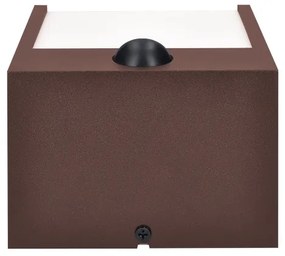 Brilagi-LED Aplică de exterior cu senzor TERNI, LED 12W, 230V, maro, IP44