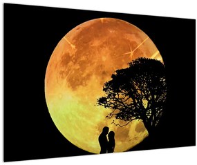 Tablou cu umbre în lumina lunii (90x60 cm)