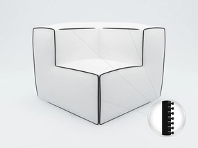 Fotoliu puf Zipp Sofa (Alb). 1054598