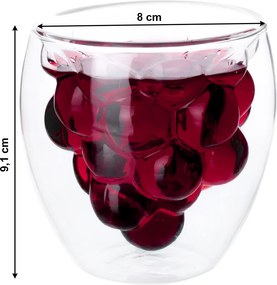 Pahar termic pentru vin şi apă, 2 buc., 180 ml, HOTCOLDER TIP 28