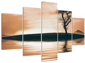 Tablou - Copaci pe insulă (150x105 cm)