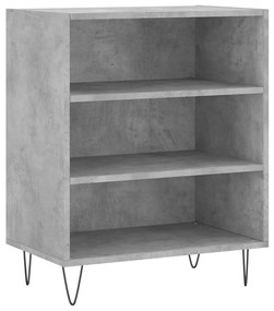 vidaXL Servantă, gri beton, 57x35x70 cm, lemn compozit