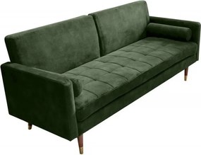 Canapea extensibila Couture 195cm, verde
