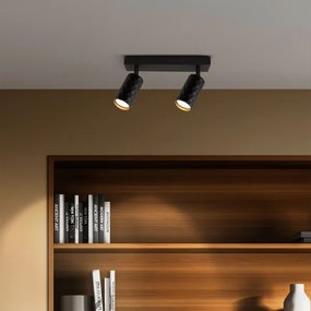 Brilagi - Spot SELE DIAMANT 2xGU10/30W/230V negru
