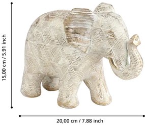 Decorațiune Eglo 427242 ISHIKARI 15x20 cm elefant/rășină