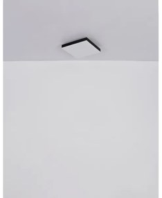 Plafonieră LED DORO LED/18W/230V 30x30 cm negru Globo 41594D1