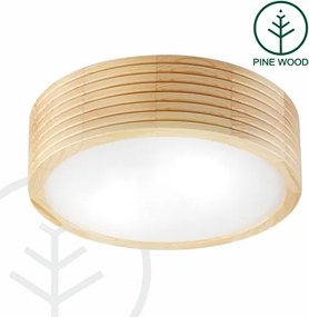 Plafonieră pentru baie NATURAL MODERN 2xE27/15W/230V, Ø 27,5 cm, pin