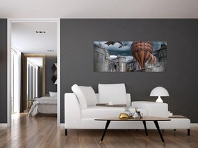 Tablou - Peisaj suprarealist (120x50 cm)