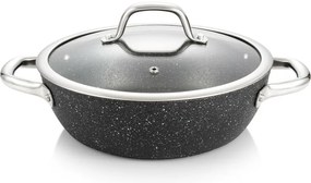 Tigaie adâncă cu capac Tescoma PRESIDENT Stone, 24 cm, 24 cm