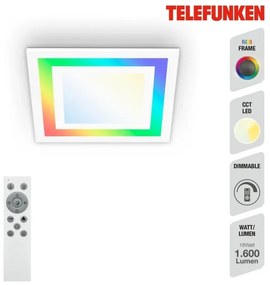 Telefunken 318706TF - Panou LED dimerizabil/18W/230V 3000-6500K + telecomandă