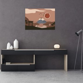 Tablou pe sticlă - Japonia N⁰1 (70x50 cm)