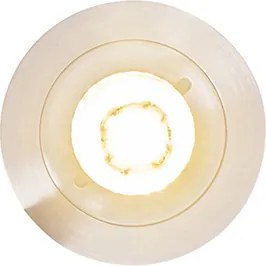 Spot încastrat inteligent oțel rotund IP44 incl. Wifi GU10 - Xena