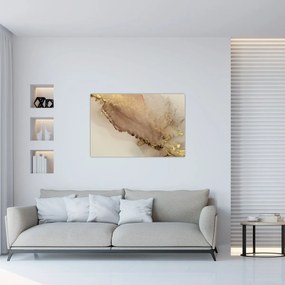 Tablou - Sclipici auriu (90x60 cm)