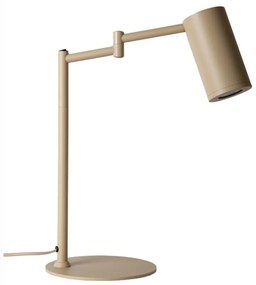 Lampa birou din metal bej cu brat articulat Bilbao