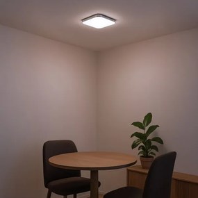 Plafonieră NEMO LED, 11W/230V, 26x26 cm, crom lucios