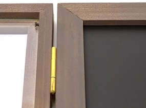 Vitrina magnetica din lemn A3, neagra