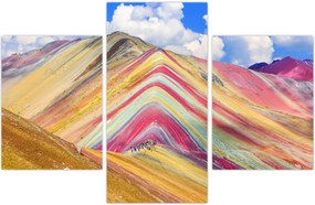 Tablou - Muntele Curcubeu, Peru (90x60 cm)