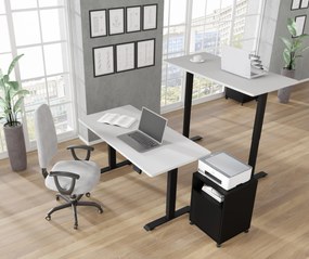 Masă PC electrică Motiva 140 (alb + Negru). Promo -7%. 1124895