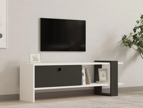 Masă TV/Dulap Dutudo (antracit + alb) . Promo -26%. 1095107