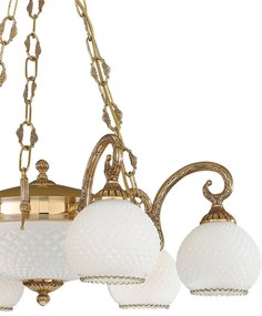 Candelabru din alama clasic 6+2L design italian 8500