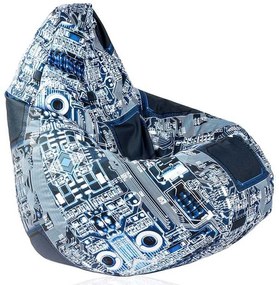 Fotoliu Nirvana Hobbit Pufrelax, Material Impermeabil - Motherboard