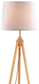 Lampadar, lampa de podea cu trepied YORK PT1 WOOD 089805