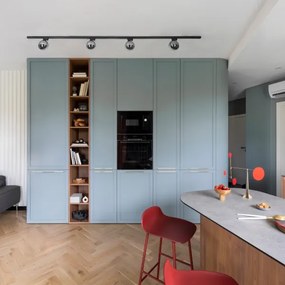 Plafonieră pentru sistem de șină TRACER 1xG9/8W/230V negru/negru fumuriu