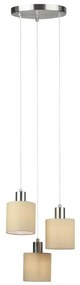 Lustra cu 3 pendule design modern NATINA bej 5012 RX