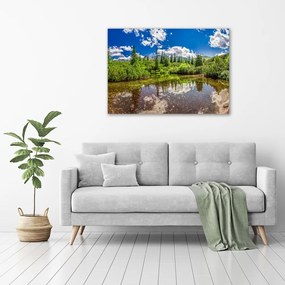 Tablou canvas Lacul în pădure