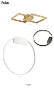 Aplică LED dimabilă Redo 01-2817 FEBE LED/24W/230V auriu