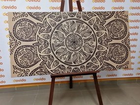 Tablou Mandala cu model natural abstract
