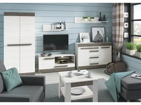 Raft de perete SARPA 23x92 cm alb