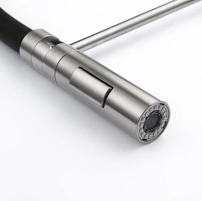 Baterie bucătărie cu pipă flexibilă - 284 oțel inoxidabil Cromat P14A